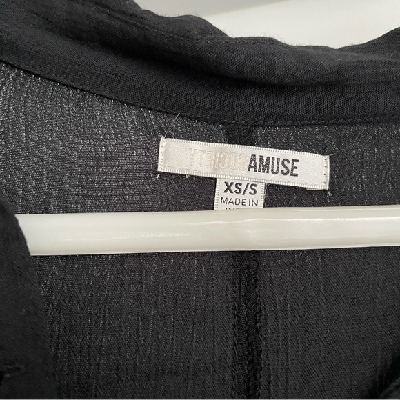 NWT Amuse Society Black Tranquilo Dress - Picture 6 of 8